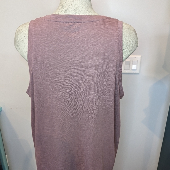 MADEWELL V-Neck Knit Tank Top in Fig Size 1x, new - Picture 13 of 15
